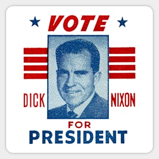 1960 Vote Dick Nixon for President Sticker